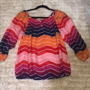NWOT ombré flowy shirt